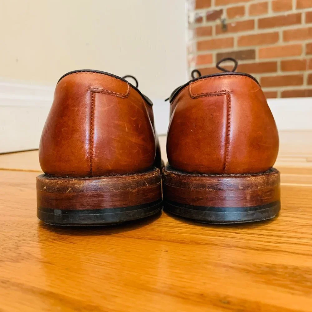 Allen Edmonds Mens Delray Oxford Leather Dress Shoes Size 7.5 D